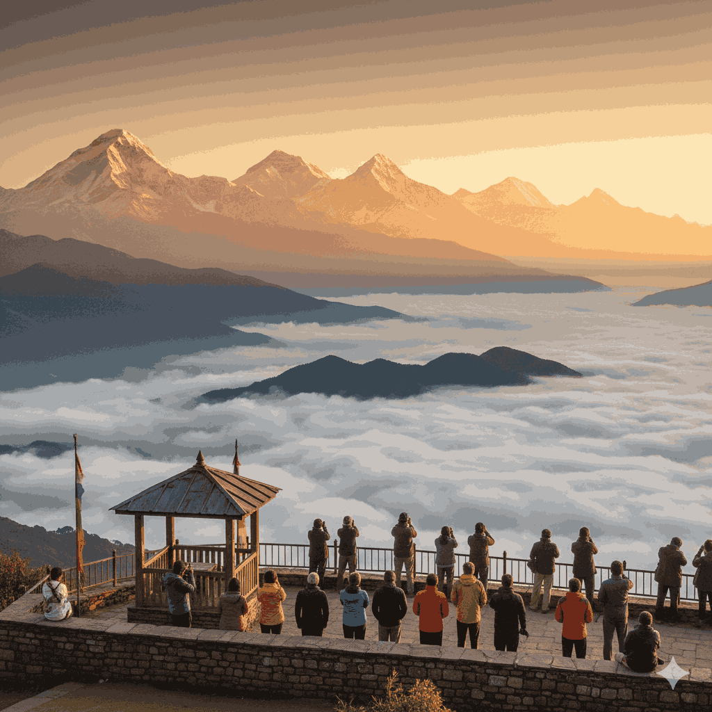 Nagarkot to Changu Narayan trail – best trekking routes in Nepal for beginners near Kathmandu