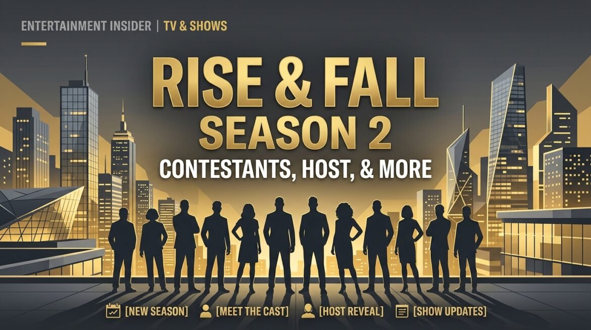Rise and Fall Season 2: Contestants List, Host, Release Date & Where to Watch